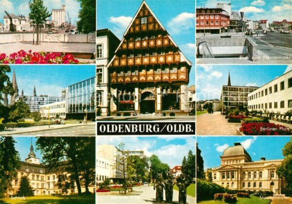 Oldenburg Niedersachsen Am Stau Hallenbad Schloss Haus Degode P