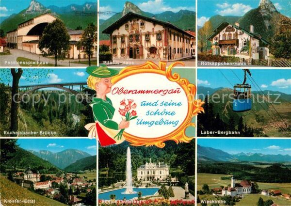 Oberammergau Passionsspielhaus Eschelsbacher Brücke