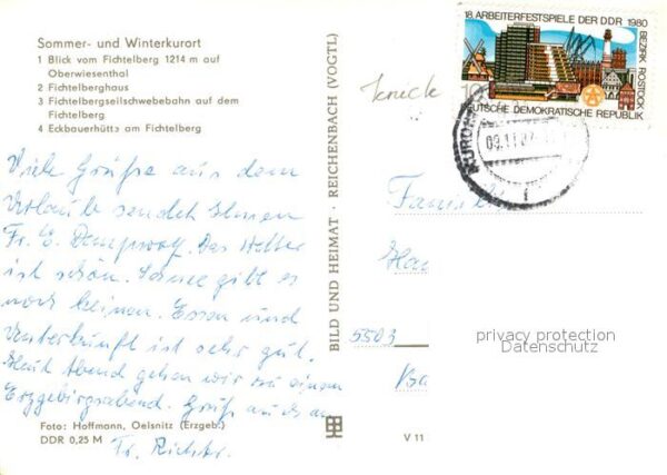 Oberwiesenthal Erzgebirge Blick vom Fichtelberg Fichtelberghaus S – Bild 2