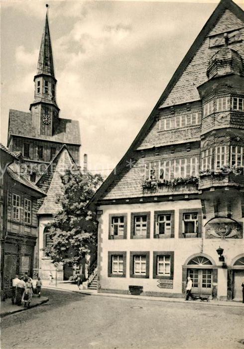 Osterode Harz Rathaus Historisches Gebäude St Aegidie