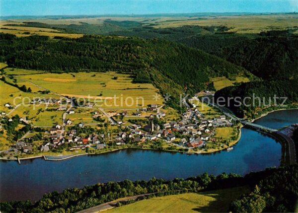 Einruhr Obersee der Rurtalsperre Fliegeraufnahm