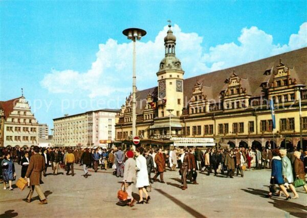 Leipzig Altes Rathaus Alte Waage am Markt Messe