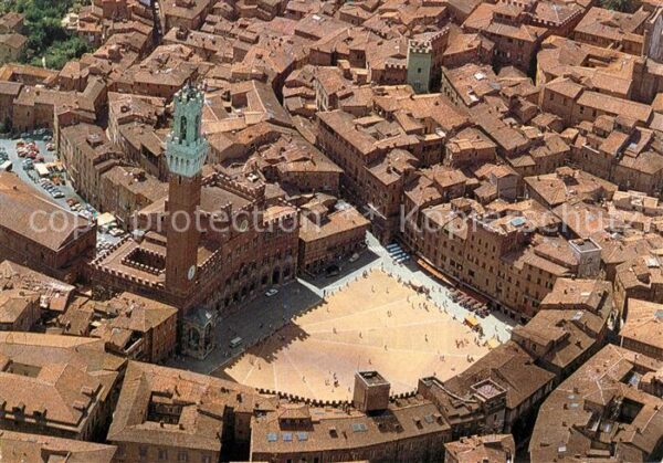 Siena Piazza del Campo e Palazzo Comunale ved