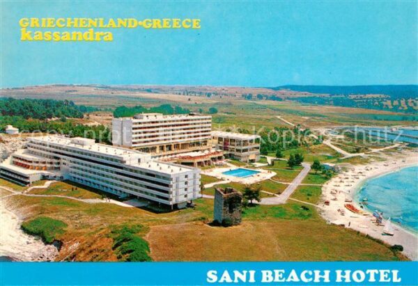 Kassandra Cassandra Sani Beach Hotel Fliegeraufnahme