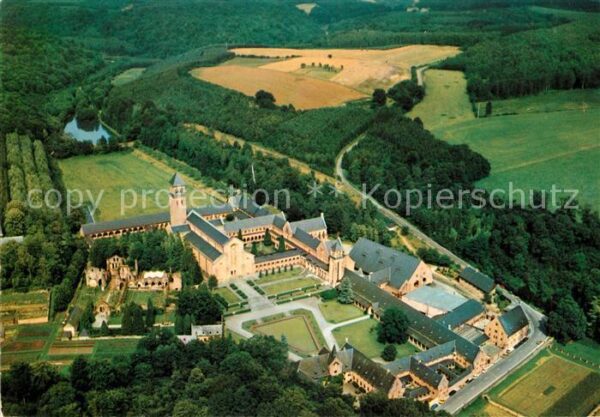 Orval Liege Abbay vue aerienne