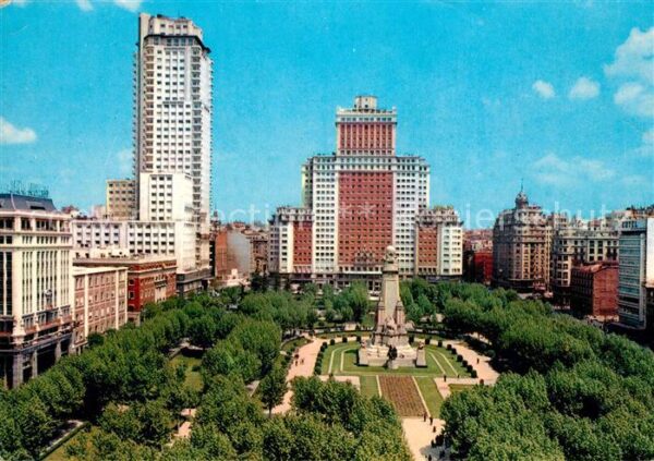 Madrid Spain Plaza de Espana Monumento