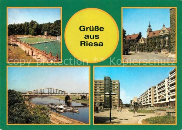 Riesa Sachsen Freibad Rathaus Anlegestelle Weisse Flo