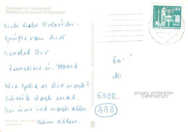 Doeschnitz Teilansichten mit Kirche – Bild 2