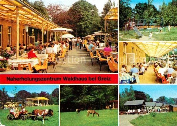 Greiz Thueringen Naherholungszentrum Waldhaus Ponykutsch