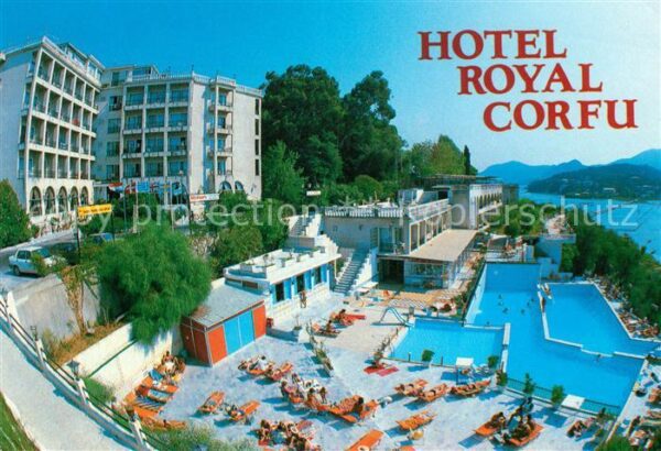 Corfu Korfu Hotel Royal Swimming Pool Meerblick