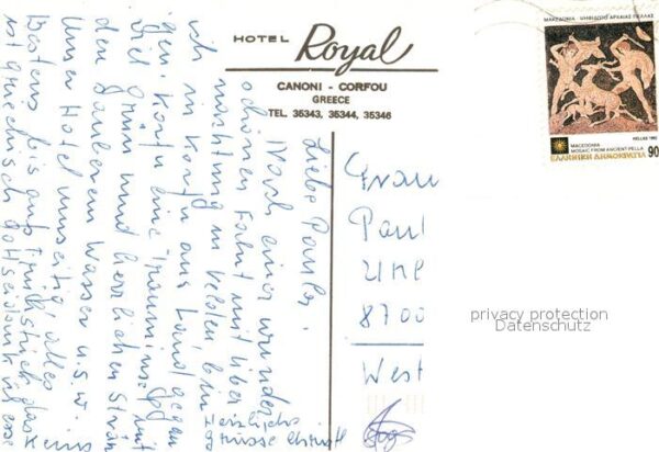 Corfu Korfu Hotel Royal Swimming Pool Meerblick – Bild 2