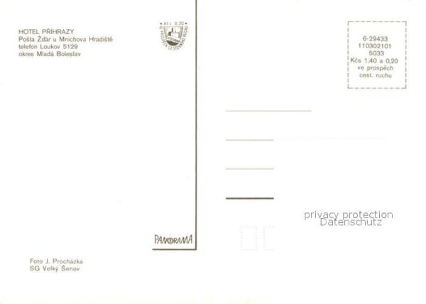 Mlada Boleslav Jungbunzlau Hotel Prihrazy Landschaftspanorama – Bild 2