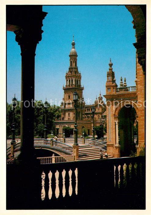 Sevilla Andalucia Plaza de Espana Detalle