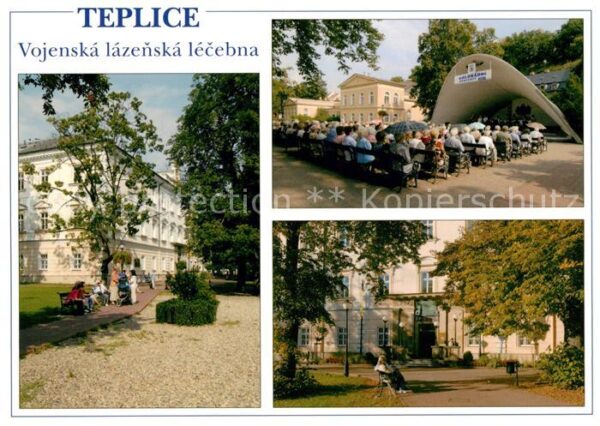 Teplice Militärbadeheilanstalt Kolonnadenkonzer