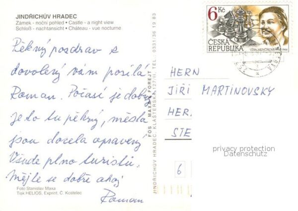 Jindrichuv Hradec Schloss bei Nacht – Bild 2