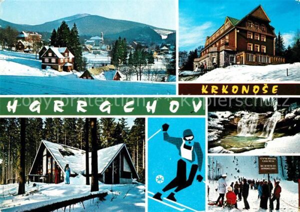 Krkonose Harrachov Sklarska chalupa Bily Horec Vodopad Mum