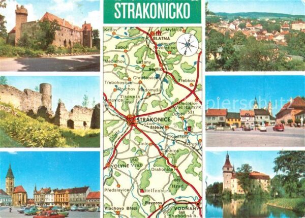 Strakonice Strakonitz Hrad Vodnany namesti Volyne Bavoroy nam
