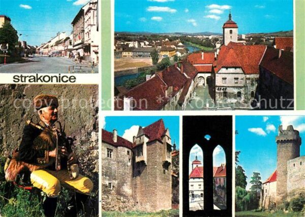 Strakonice Strakonitz Ortsmotive Panorama