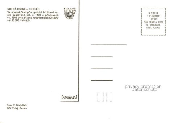 Sedlec Ve spodni casti puv Goticke hrbitovni k – Bild 2