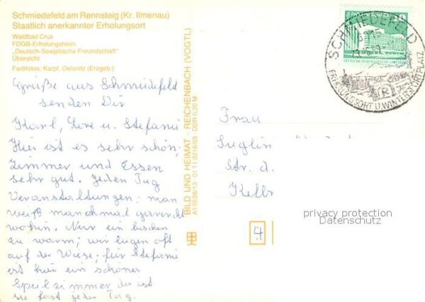 Schmiedefeld Rennsteig Waldbad Crux FDGB Erholungsheim DSF Pan – Bild 2