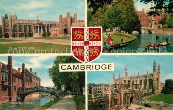 Cambridge Cambridgeshire Backs Kings College Queens College Trin