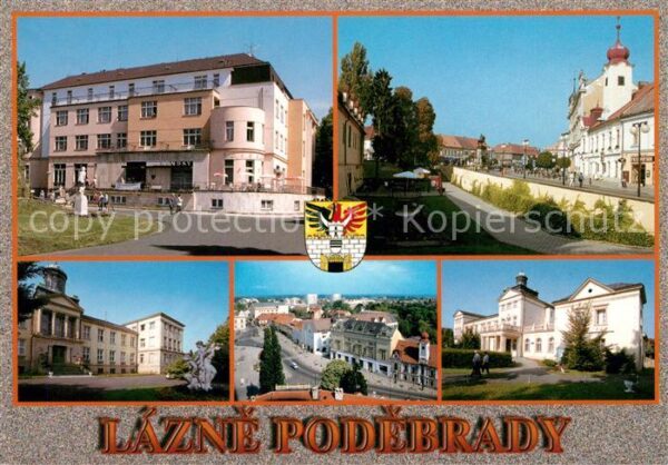 Lazne Podebrady LD Libensky namesti LD Mir Zamecek