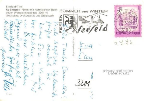 Seefeld Tirol Rosshütte Härmelekopf-Bahn Wettersteing – Bild 2