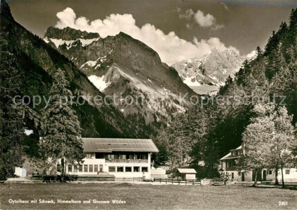 Oberstdorf Berggasthof Oytalhaus Schneck Himmelhor