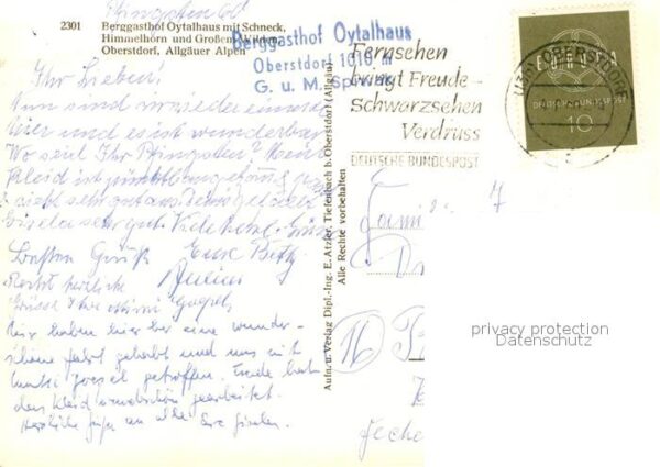 Oberstdorf Berggasthof Oytalhaus Schneck Himmelhor – Bild 2