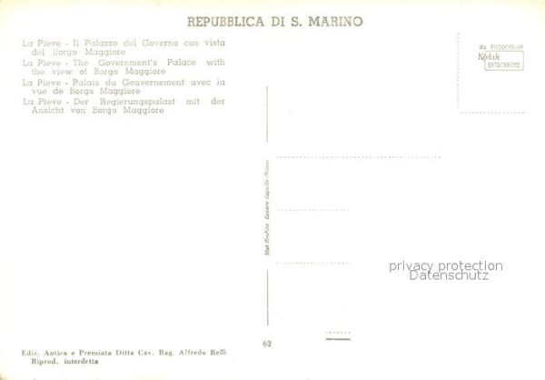 San Marino Repubblica La Pieve Palazzo del Governo Borgo Magg – Bild 2
