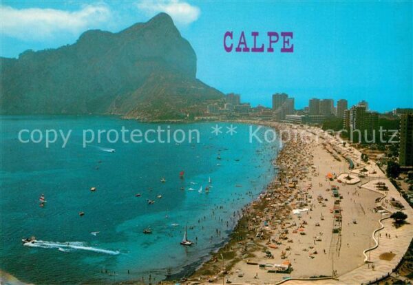 Calpe Playa Levante Penon Ifach