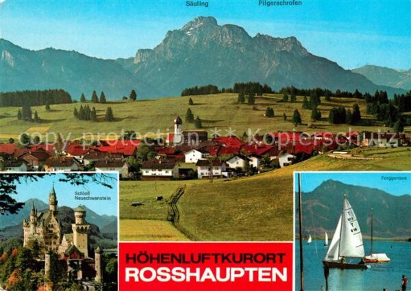 Rosshaupten Forggensee Schloss Neuschwanstein Forggensee Säuli