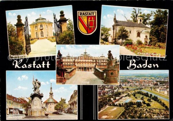 Rastatt Marktplatz Pagodenburg Einsiedler-Kapel