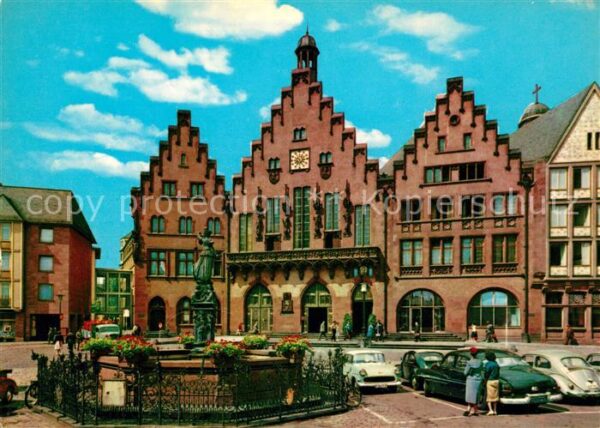 Frankfurt Main Römer Gerechtigkeitsbrunnen