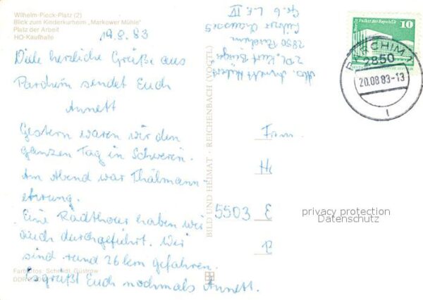 Parchim Wilhelm-Pieck-Platz Platz der Arbeit – Bild 2