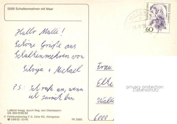 Schalkenmehren Maar Fliegeraufnahme – Bild 2