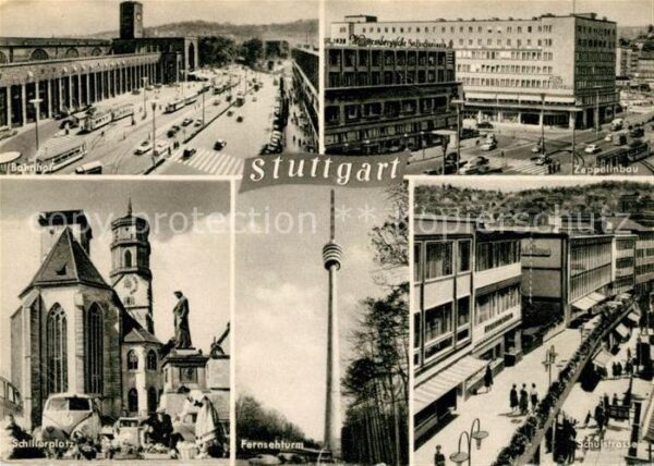Stuttgart Zeppelinbau Schulstrasse Fernsehturm Ba