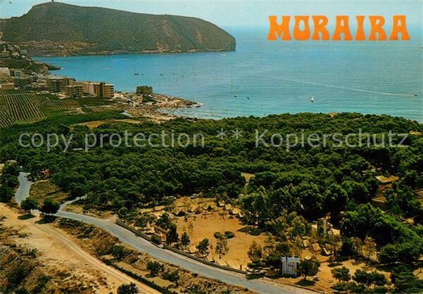Moraira Fliegeraufnahme Campamento