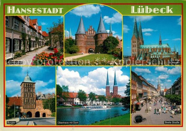 Luebeck St. Marien Breite Strasse Burgtor Holst
