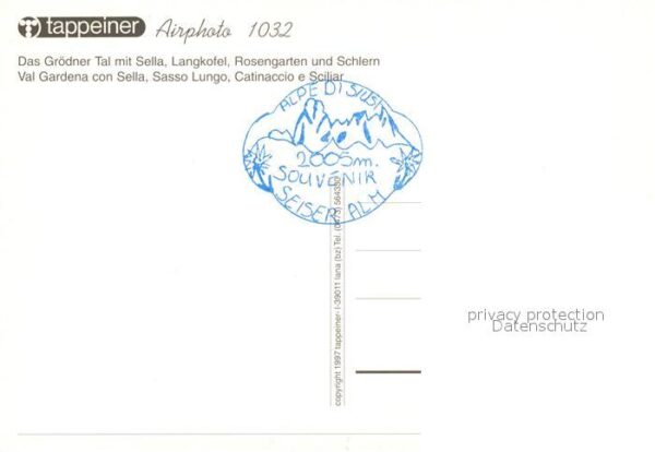 Seiser Alm Dolomiten Sella Langkofel Rosengarten Schlern – Bild 2