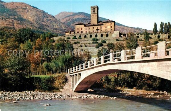 Aosta Schloss Brücke