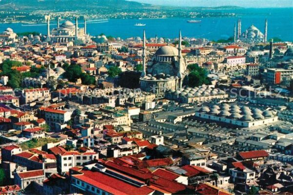 Istanbul Constantinopel Fliegeraufnahme Ayasofya