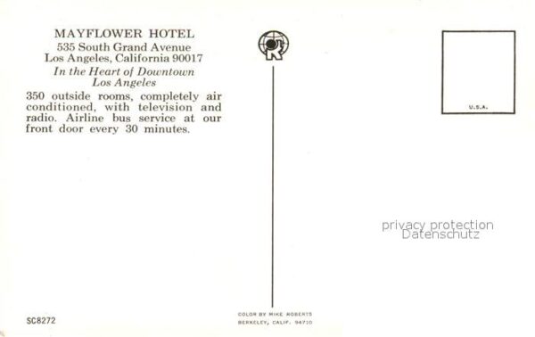 Los Angeles California Mayflower Hotel – Bild 2