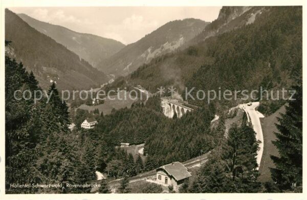Hoellental Schwarzwald mit Ravennabrücke