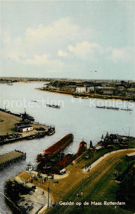 Rotterdam Gezicht op de Maas