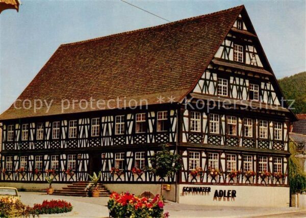 Steinach Baden Hotel Schwarzer Adler Fachwerk