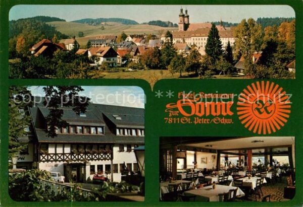 St Peter Schwarzwald Hotel Restaurant zur Sonne