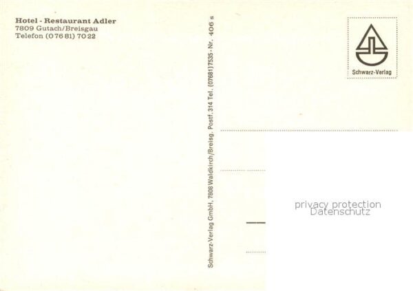Gutach Breisgau Hotel Restaurant Adler – Bild 2