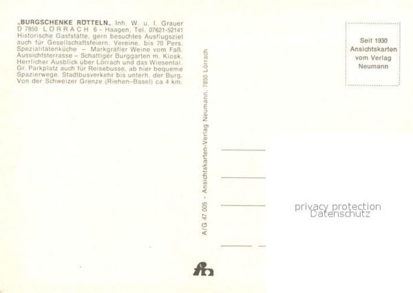 Loerrach Burgschenke Rötteln – Bild 2