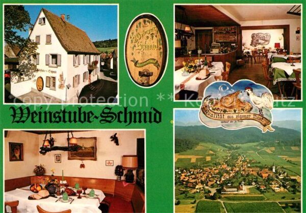 Ballrechten-Dottingen Weinstube Schmid Fliegeraufnahme
